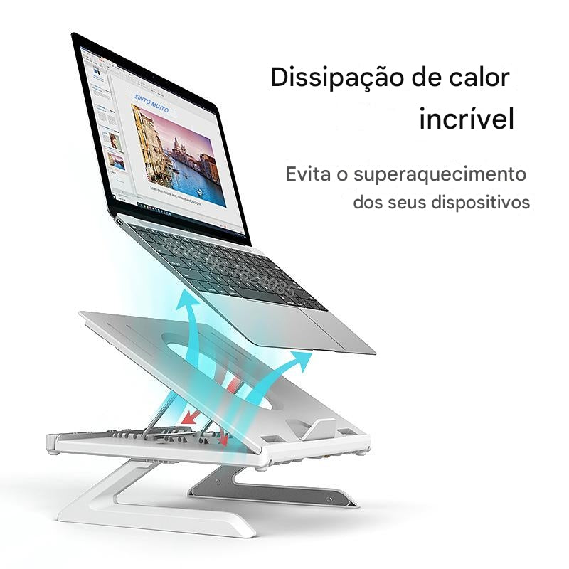 Suporte para notebook multifuncional dobrável