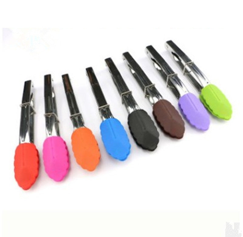 Pegador Multiuso inox com ponta de silicone.